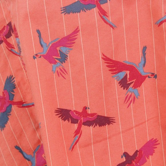 Free People Sunshine of Your Love Strapless Parrot Print Dress 6 - Picture 11 of 15